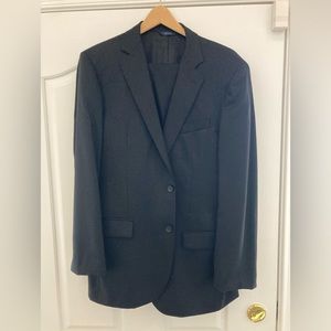 Black Brooks Brothers 1818 Suit 42L/36